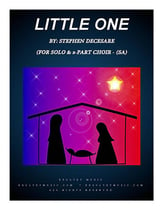 Little One SA choral sheet music cover